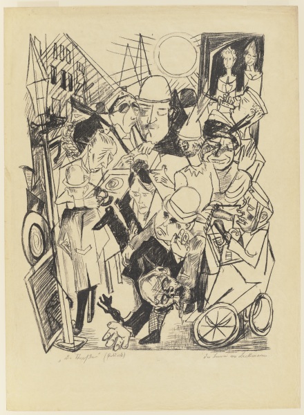 The Street from Max Beckmann