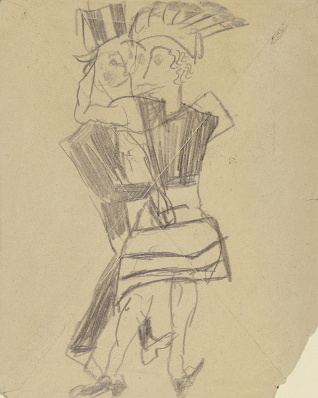 Dancing couple from Max Beckmann