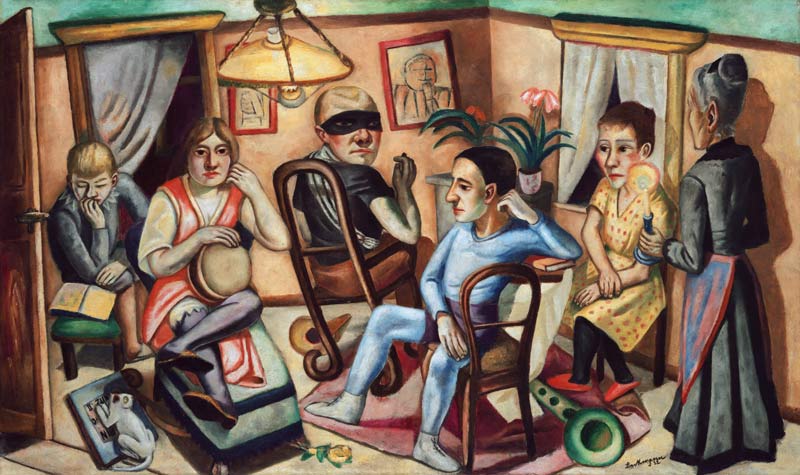 Before the Masked Ball from Max Beckmann