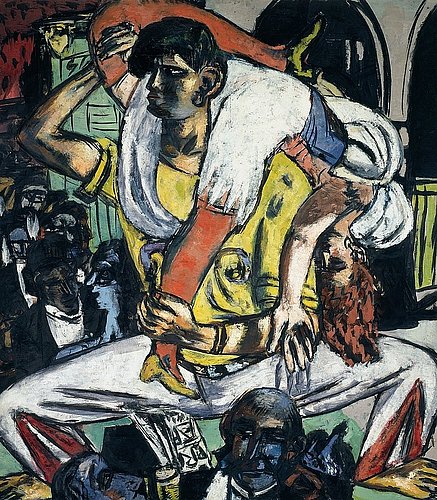 Apachentanz. / Dance of the Apaches. 1938. from Max Beckmann