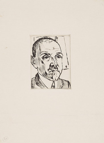 Bildnis Herr Loeb. 1922 (H 211 A.) from Max Beckmann