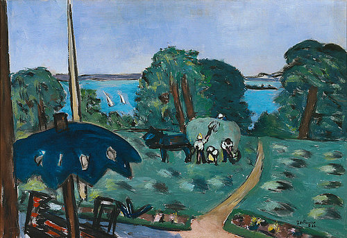 View of Lake Chiemsee. 1934 from Max Beckmann