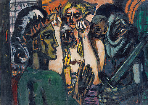 Christ in Limbo. 1948 from Max Beckmann