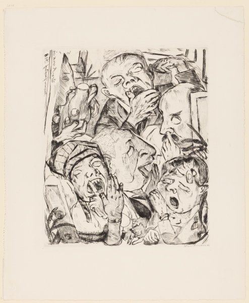 The Yawners from Max Beckmann