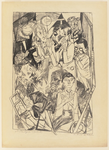 The Ideologists from Max Beckmann
