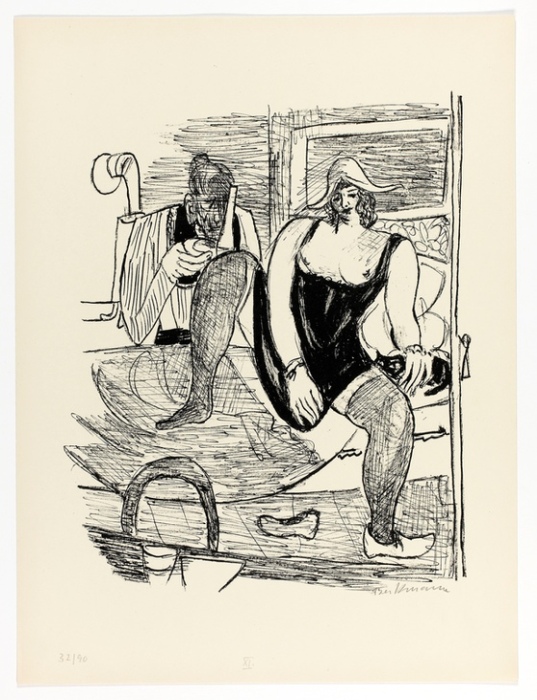 Morning, plate 11 from Day and Dream from Max Beckmann