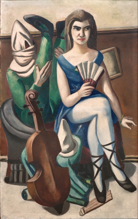Pierrette and Clown from Max Beckmann