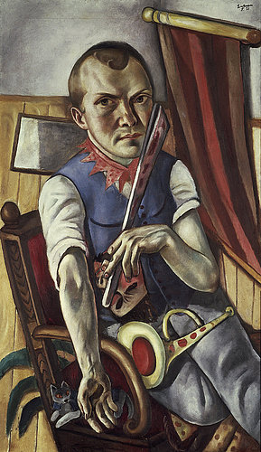 Self Portrait as Clown. 1921 from Max Beckmann