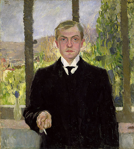 Self Portrait in Florence. 1907 from Max Beckmann