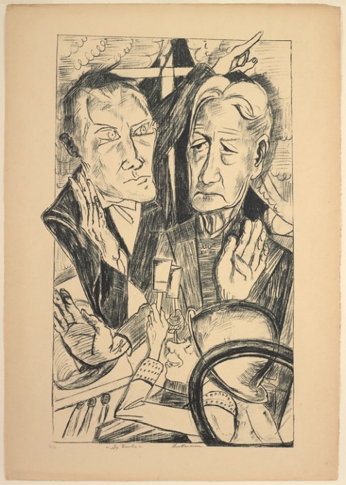The Family, plate eleven from Die Hölle from Max Beckmann