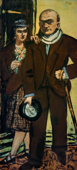 Double Portrait, Max Beckmann and Quappi