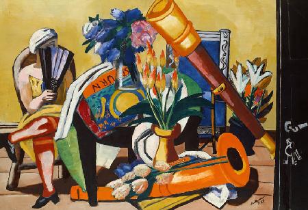 Large Still Life with telescope. 1927