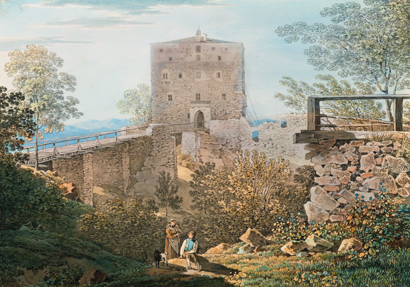 The ruin balance castle from Max Joseph Wagenbauer