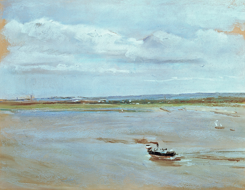 After the Rain, 1902 (pastel on paper) from Max Liebermann