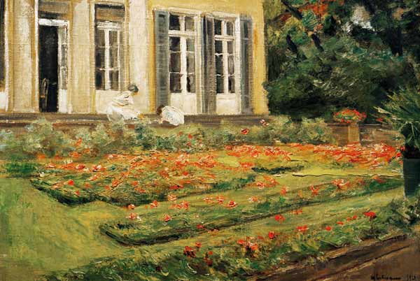 the flowerterrace in the wannsee-garden from Max Liebermann