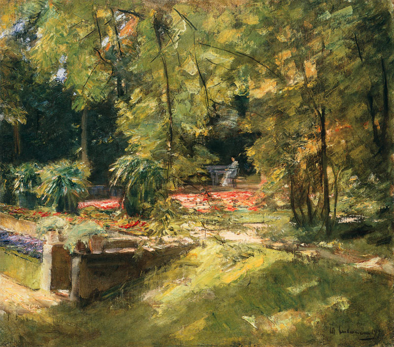 the flower-terrace in the wannsee-garden from Max Liebermann