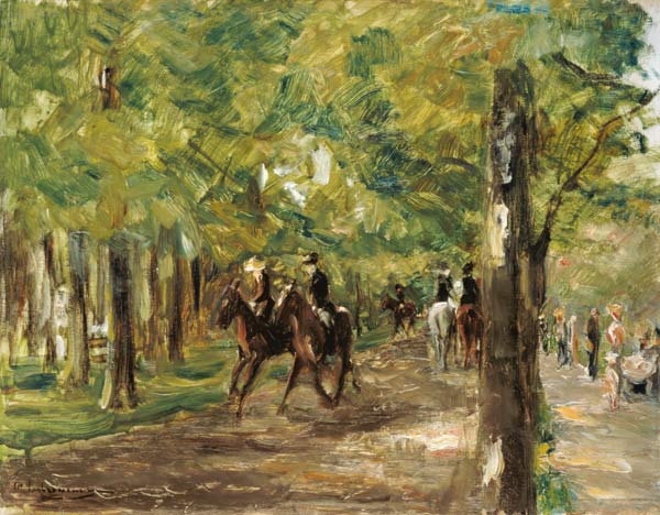 Rider in the zoo Berlin from Max Liebermann
