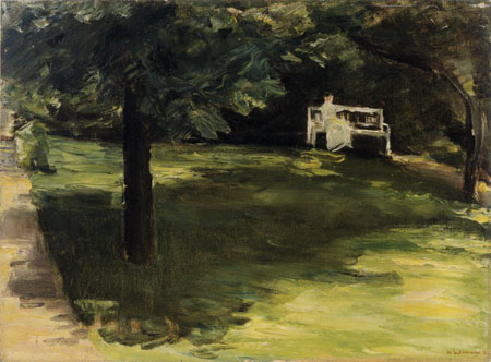 lawn seat under the chestnut tree from Max Liebermann