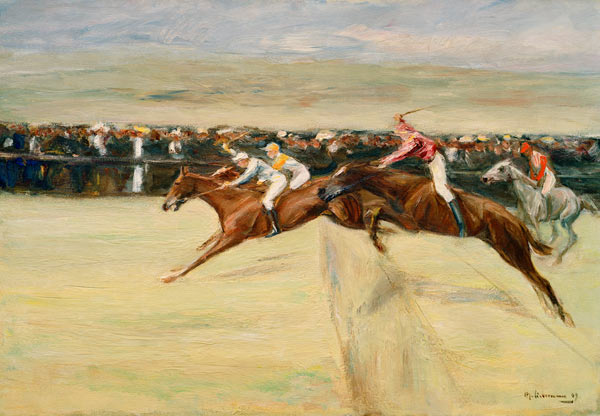 Horse Racing in the Cascines - 1st version from Max Liebermann