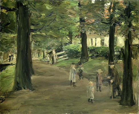 The Avenue (oil on canvas) from Max Liebermann