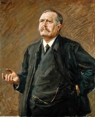 The Theologian and Social Politician, Friedrich Naumann (1860-1919) 1909 (oil on canvas) from Max Liebermann