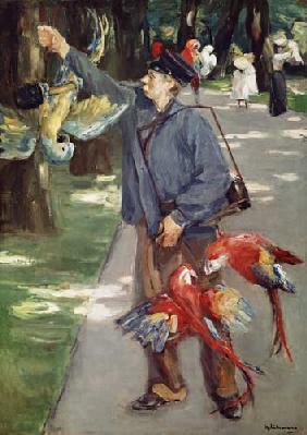 The parrot man