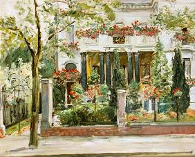 Front garden of Steinbart's villa in Berlin