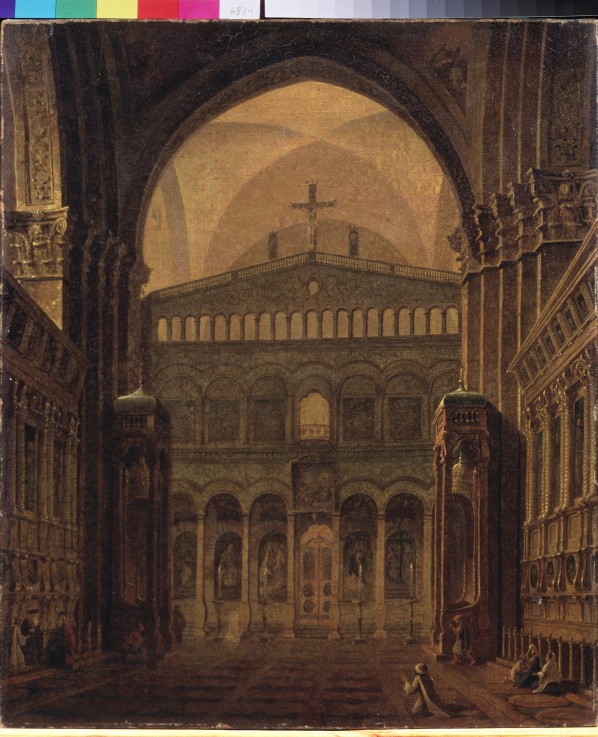 Interior of the Temple in Jerusalem from Maxim Nikiforowitsch Worobjew