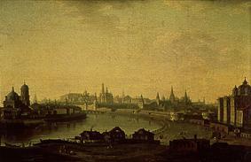 Moscow, look from the Uspinsker bridge to the reform school and the Kremlin from Maxim Nikiforowitsch Worobjew