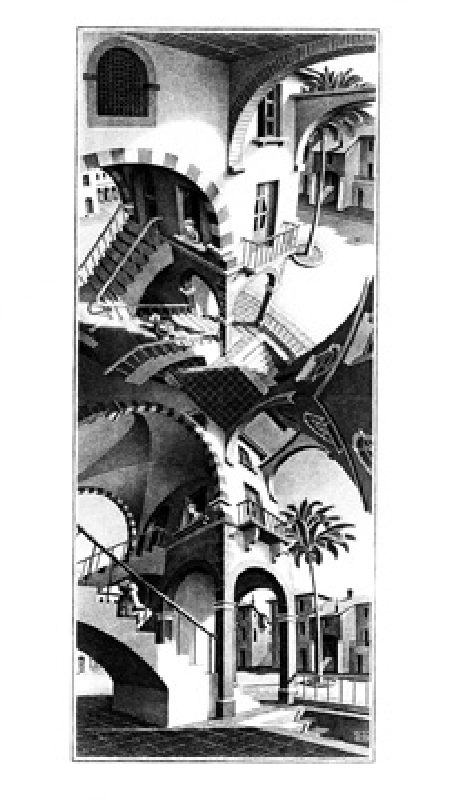 Oben und Unten - (ESE-10) from M.c. Escher