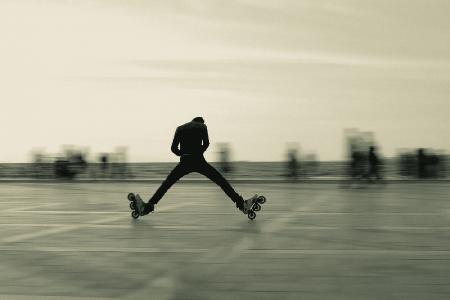 speed of a skater boy