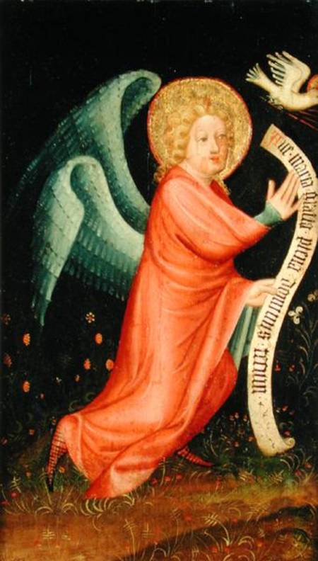 The Angel of the Annunciation, from The Harvester Altar from Master Bertram