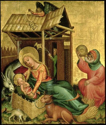 The Nativity, from the Buxtehude Altar from Master Bertram