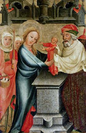 The Presentation of Christ in the Temple, detail from the Grabow Altarpiece