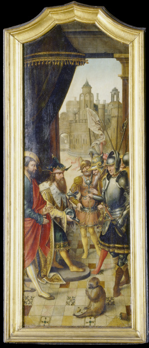 King David Receiving the Cistern Water of Bethlehem from Meister der von Grooteschen Anbetung