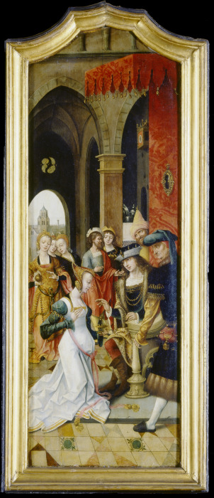 King Solomon Receiving the Queen of Sheba from Meister der von Grooteschen Anbetung