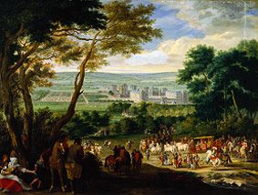 The Arrival Ludwigs XIV. in Vincennes from Meister (Französischer)