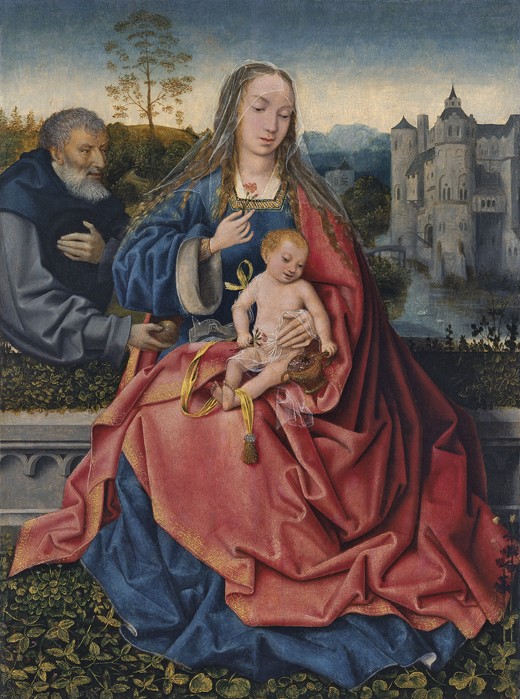 The Holy Family from Meister von Frankfurt