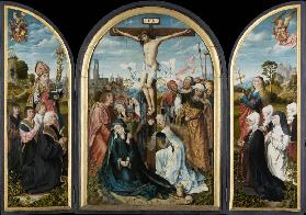 Crucifixion Triptych of the Humbracht Family of Frankfurt