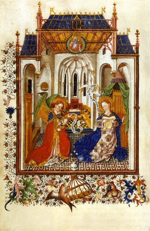 The Annunciation (From the Hours of Catherine of Cleves from Meister der Katharina von Kleve