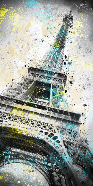 City Art PARIS Eiffel Tower from Melanie Viola