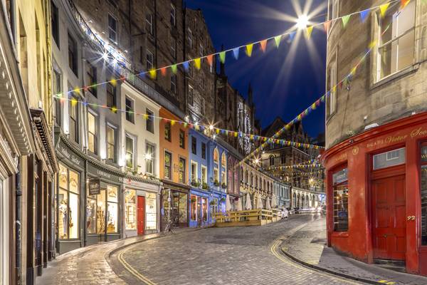 Charming evening impression at West Bow, Victoria Street from Melanie Viola
