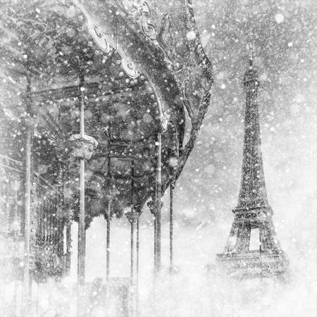 Typical Paris | fairytale-like winter magic at the Eiffel Tower