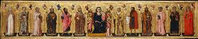 Madonna and Child Enthroned with Angels,Twelve Saints, Prophets,  and the Donor