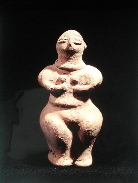 Statue of a goddess from Mesopotamian