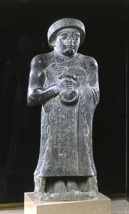 Statue of Prince Gudea from Mesopotamian