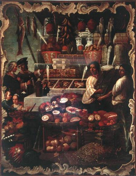 Market Stall from Mexican School