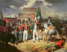 Santa Anna defies the Spanish troops of Ferdinand VII