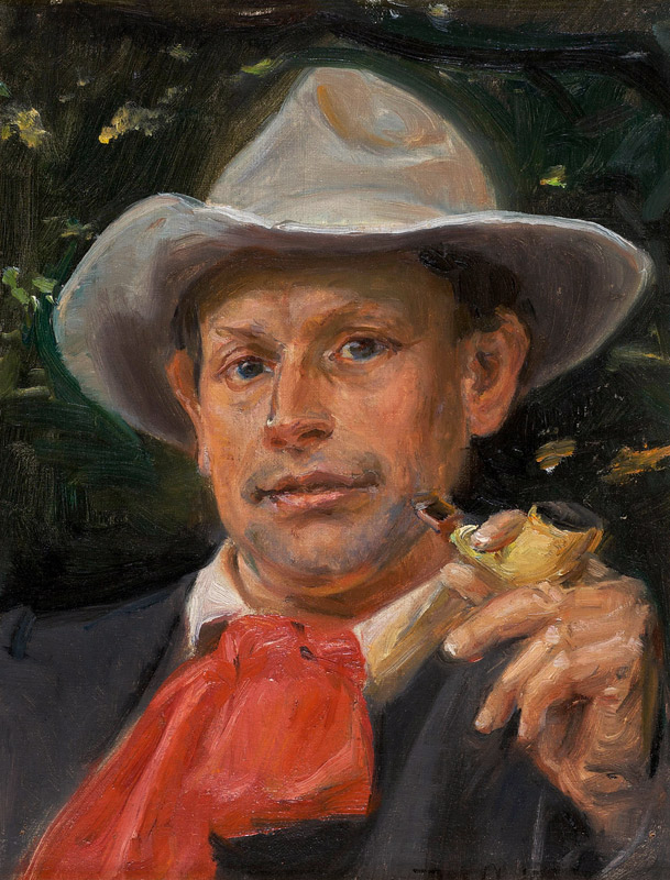 Portrait of Martin Andersen Nexø from Michael Peter Ancher
