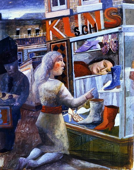 The Magic Shoe Shop, 1993 (gouache on paper)  from Michael  Rooney